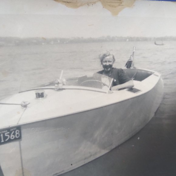 Vtg. Antique Old Photos Photographs  1940-1950's - lot of 4 Horse Boat L… - Picture 3 of 6